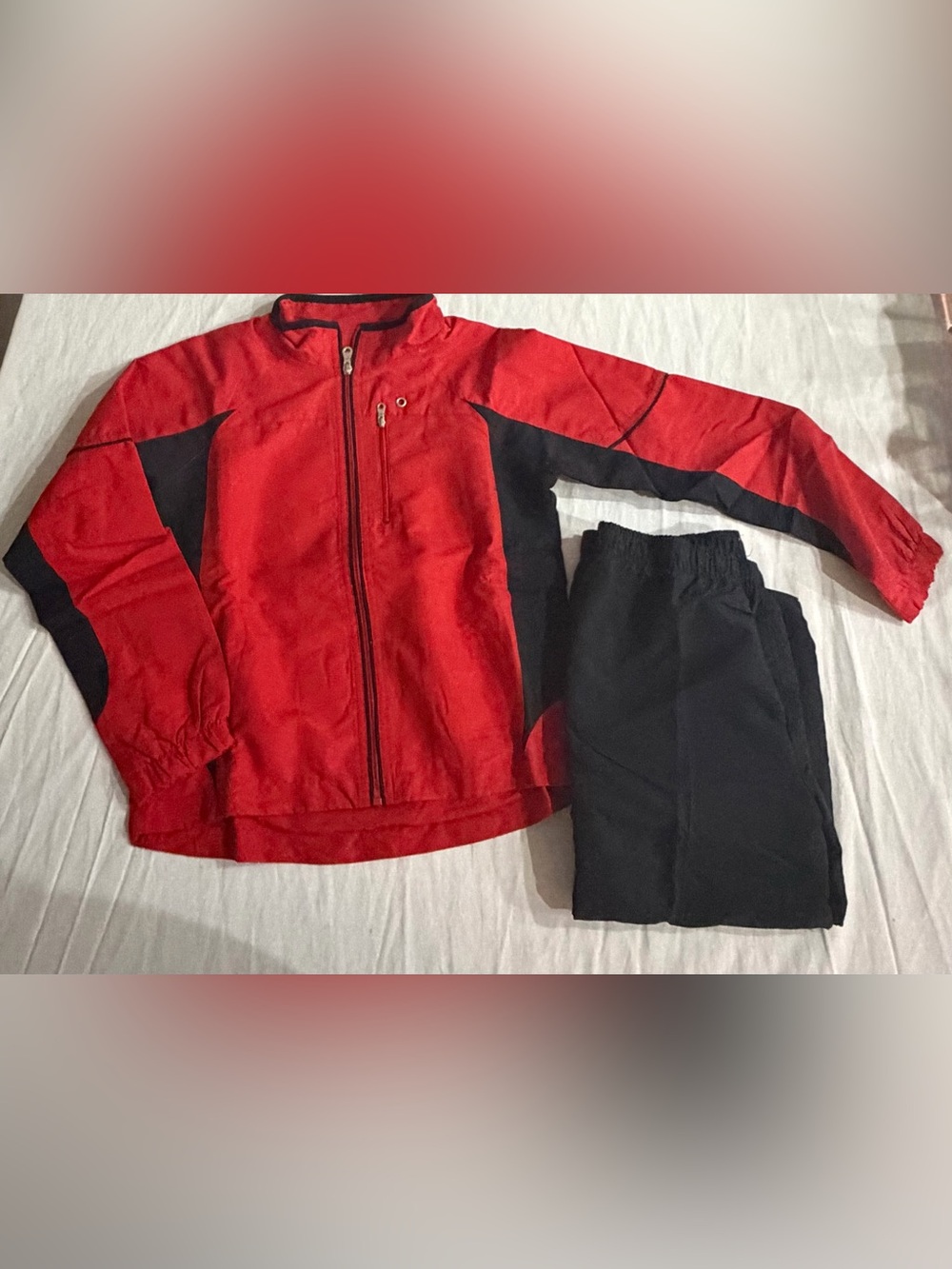 Danskin Red and Black Kids Matching jacket and pants Set
